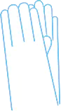 Disposble compostable PE gloves