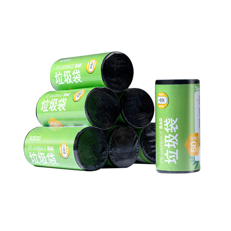 Garbage liners suitable for kitchen bins, office waste baskets, and general waste management.