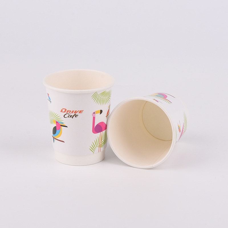 Disposable Hollow Paper Cup Printed With Logo 2oz/7oz/9oz/12oz/16oz