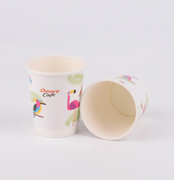 Durable and eco-friendly disposable paper cups, ideal for hot and cold drinks, with a sturdy design for everyday use.