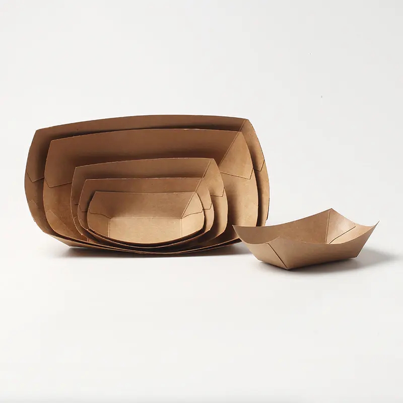 Choose Kraft Box Food Packaging made for convenient food storage, takeaway services, and retail packaging needs.