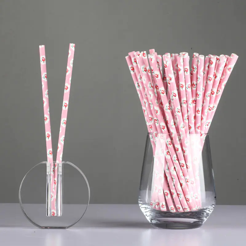 Printed Paper Straws can complement branded or themed beverage packaging for cafes, restaurants, events, and takeaway drinks