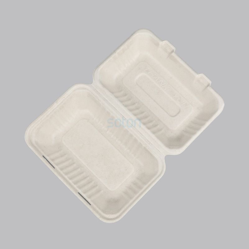 Eco-Friendly Biodegradable Wheat Straws Food Tray Box