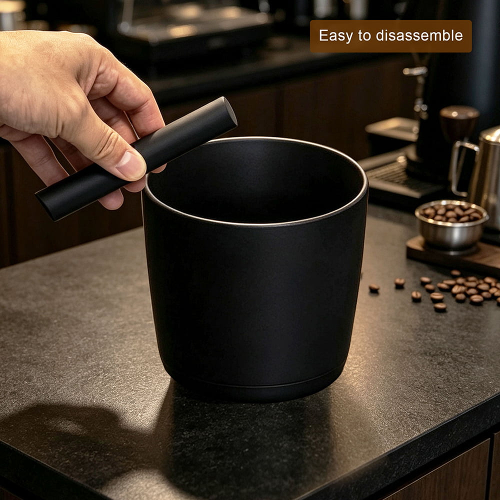 Round ABS Espresso Knock Box
