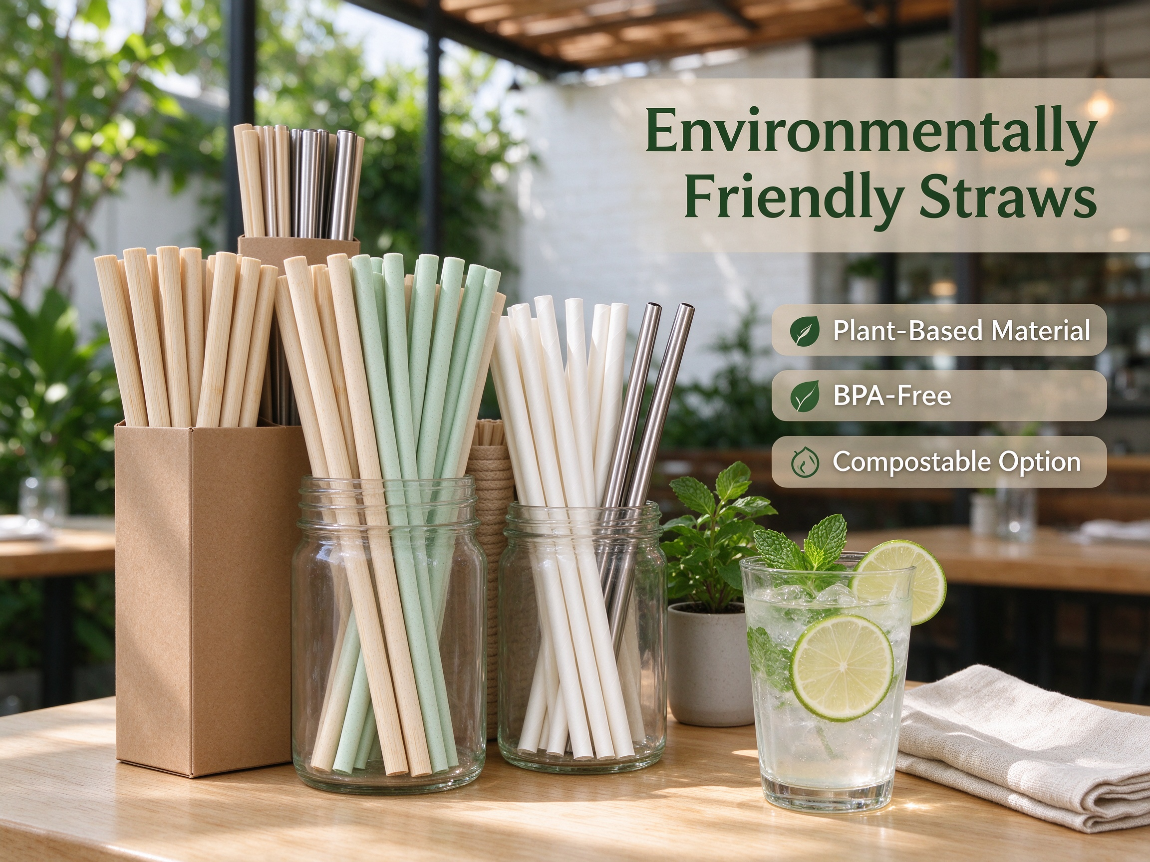 Paper vs PLA vs Bamboo: Which Environmentally Friendly Straws Fit Different Beverage Businesses?