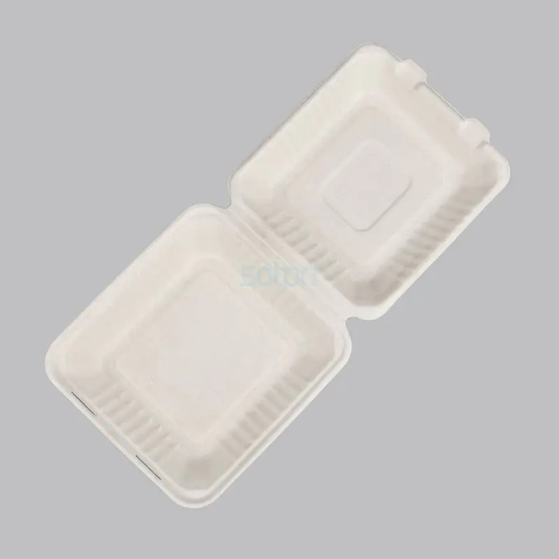 Natural Eco Friendly Disposable Wheat Straws Kraft Box Packaging