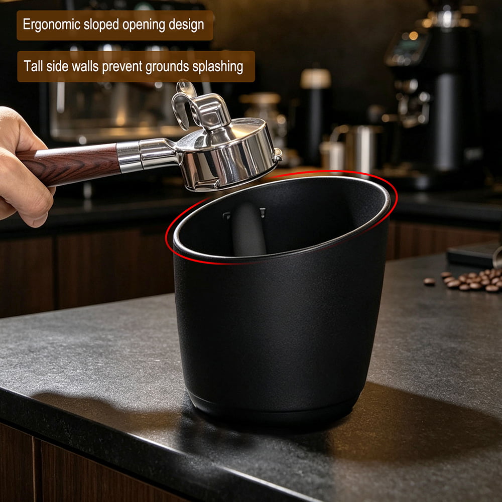 Round ABS Espresso Knock Box